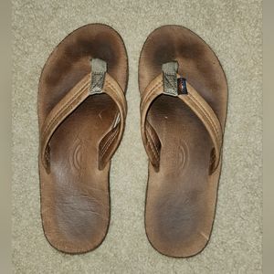 Rainbow Flip-flops (Men Size 12)